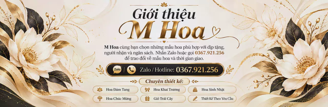 Ảnh bìa Shop hoa tươi Xã Tân Lược Vĩnh Long - Hoa cho những dịp đáng nhớ